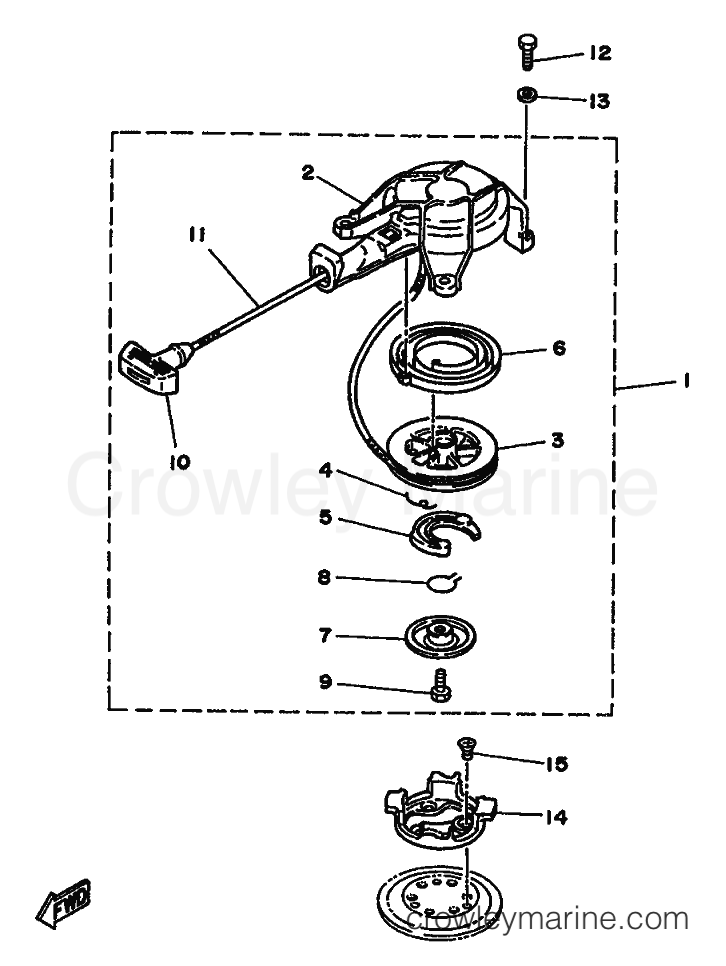 Yamaha Motors 2B (6A1) [999] - STARTER