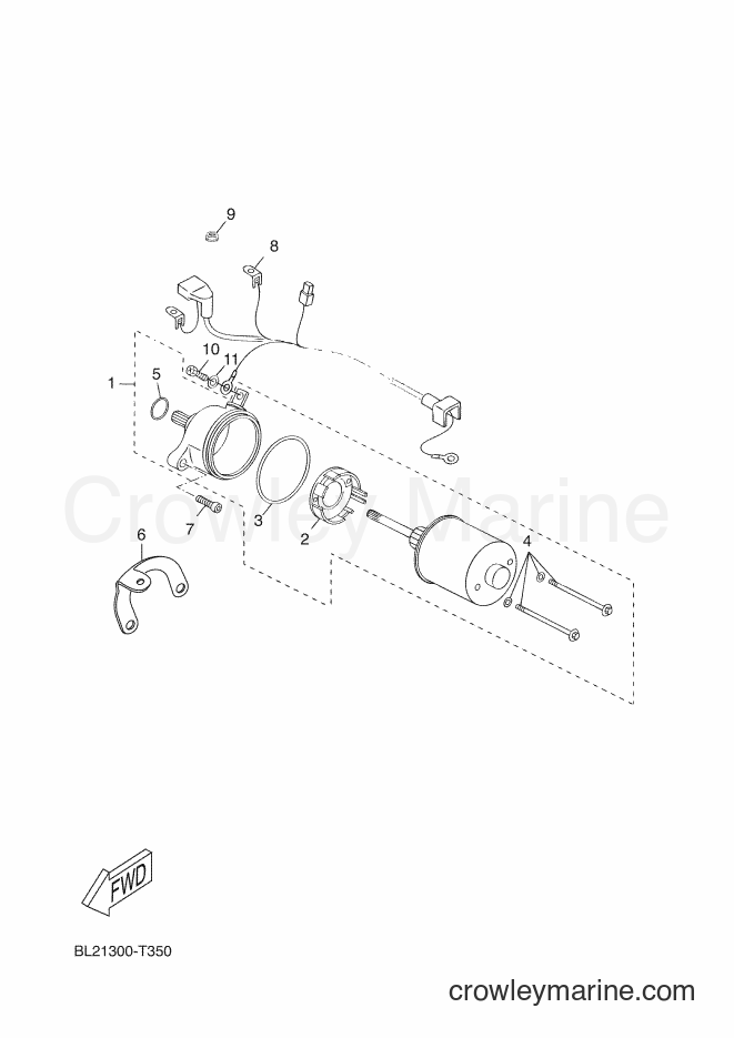 2018 Scooter YP125RA - YP125RA (BL21) [010] - STARTING MOTOR