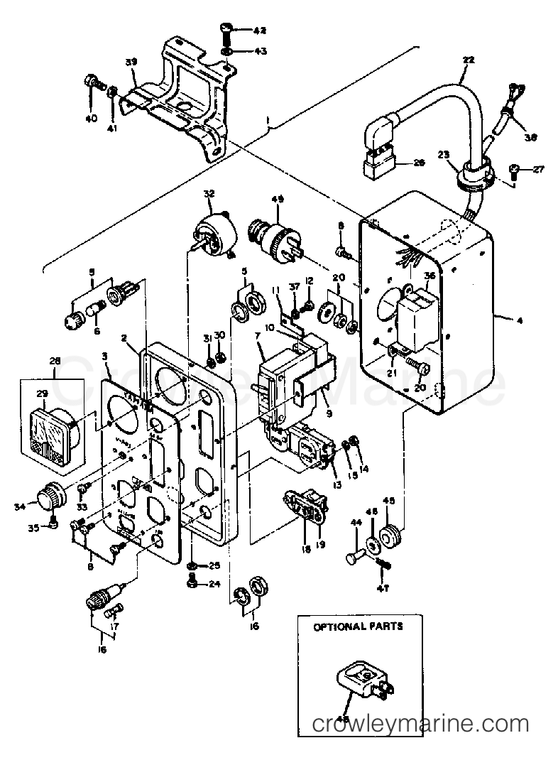 Yamaha Motors EF1200 - CONTROL BOX EF2600