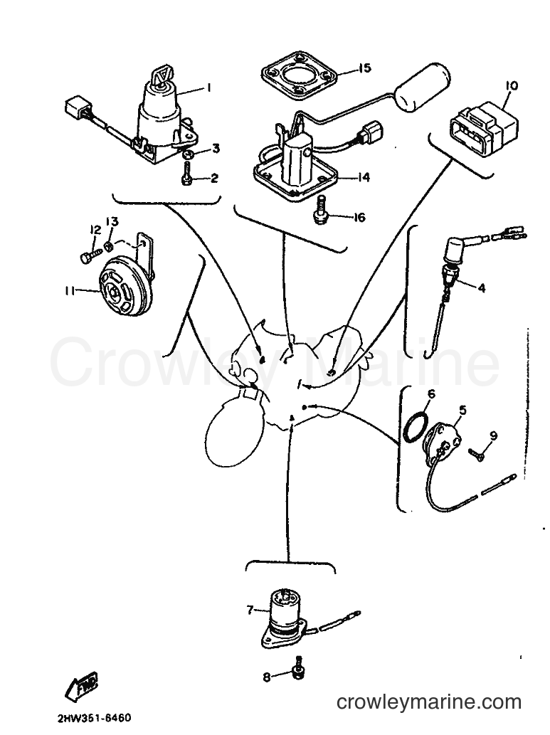 Yamaha Motors FZ600 (3BX) [999] - ELECTRICAL 2