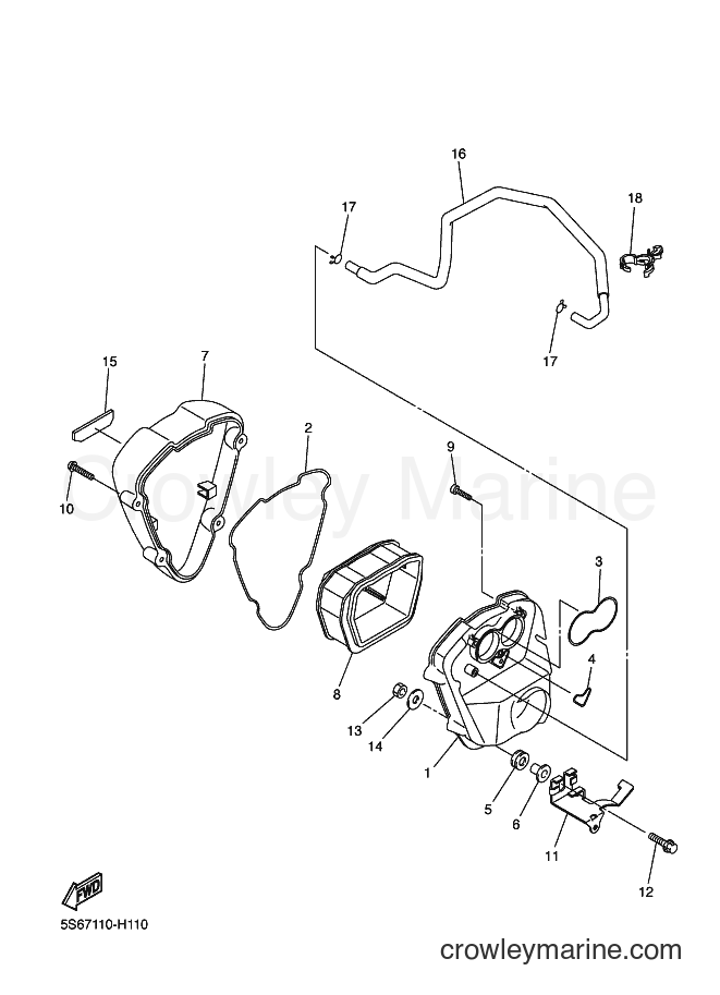 Yamaha Motors XVS1300A (1CS1) [010] - INTAKE 2
