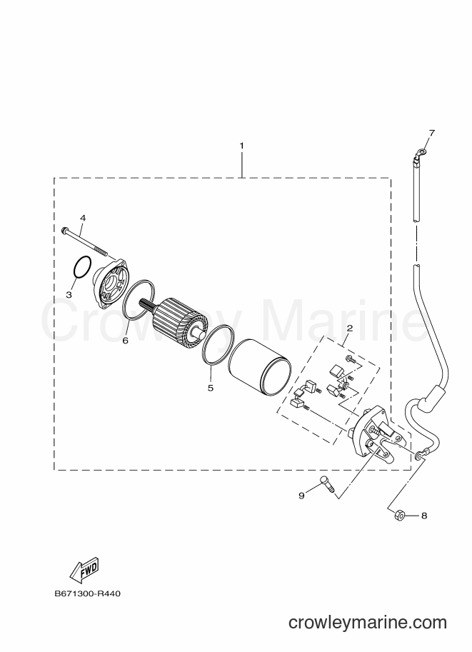 2016 Street Bike MTN1000 - MTN1000 (B671) [010] - STARTING MOTOR