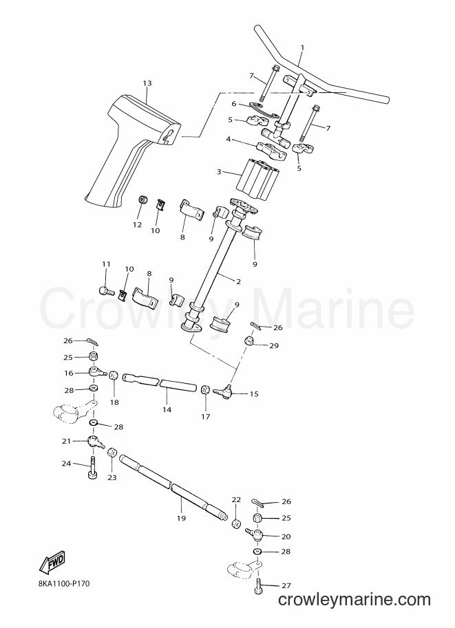Yamaha Motors VK540E (8KA2) [020] - STEERING