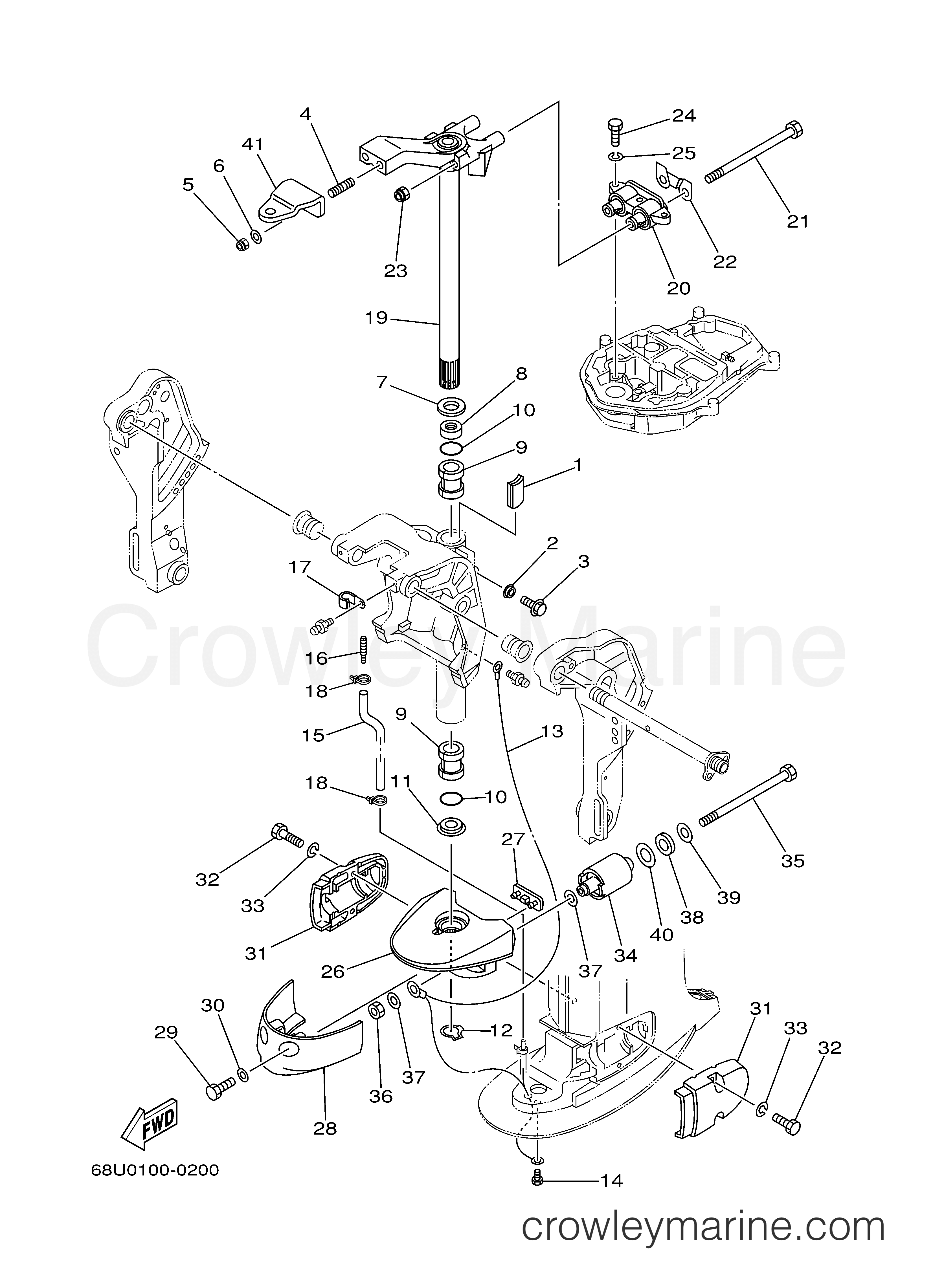 Yamaha Motors T25TLRZ - BRACKET 2