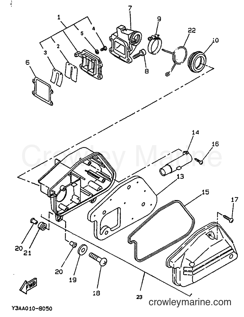 1992 Scooter CW50 - CW50 (4BY2) [999] - INTAKE