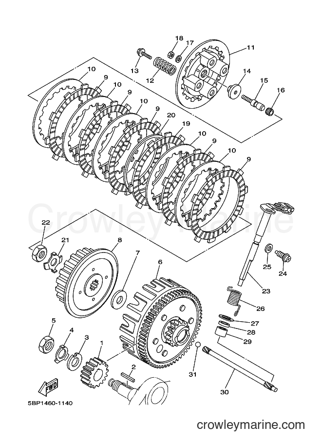 2014 Street Bike SX-4 - SX-4 (54D4) [010] - CLUTCH