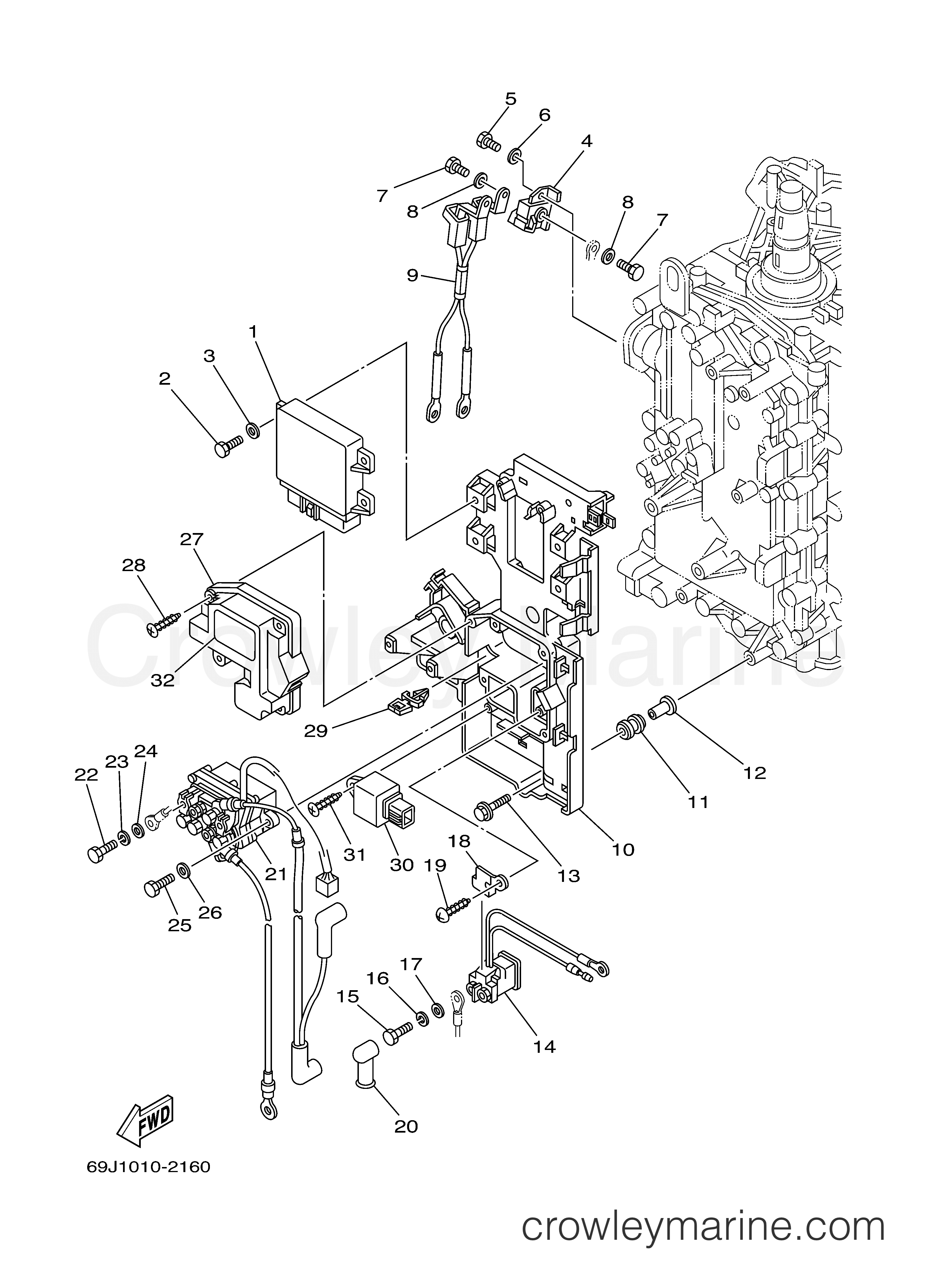 Yamaha Motors LF225TXRC - ELECTRICAL 2