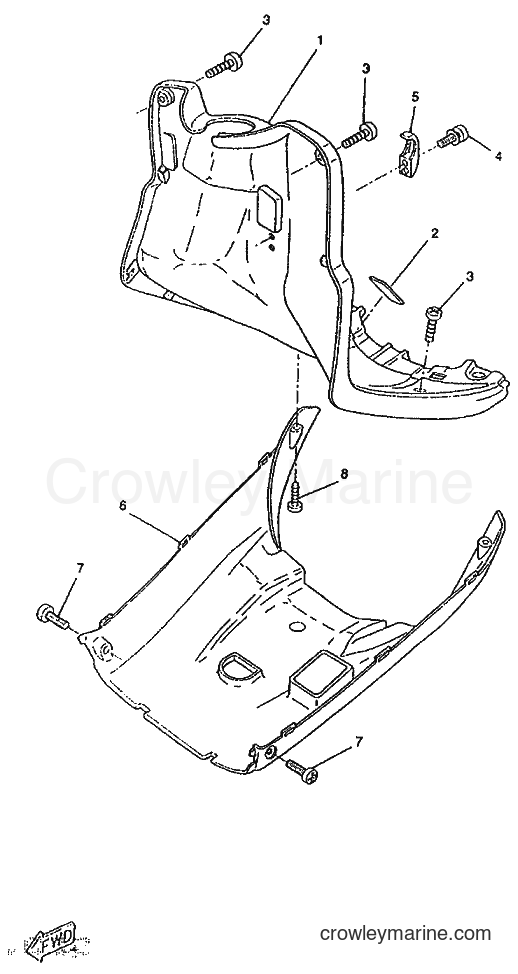 1995 Scooter CW50RS - CW50RS (4TD1) [999] - LEG SHIELD