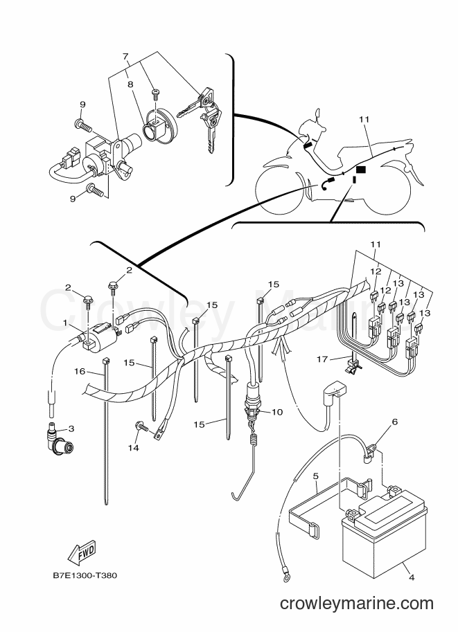 2018 Scooter T115FL-5C - T115FL-5C (B7E1) [010] - ELECTRICAL 1