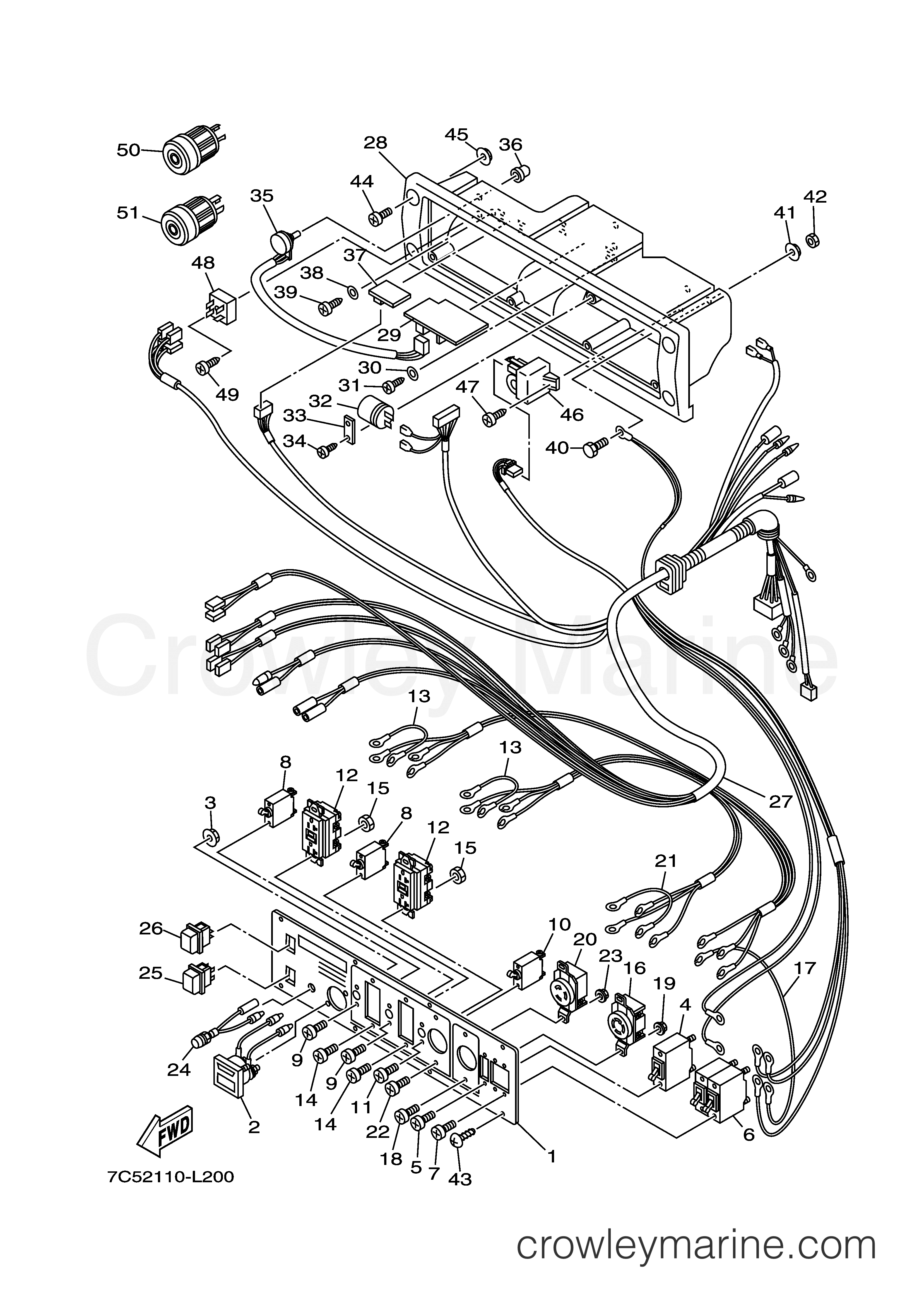 Yamaha Motors EF5200DQ - CONTROL BOX 2