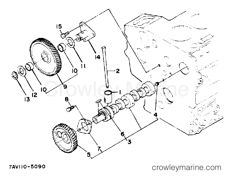 Yamaha Motors EDL5500DVES - CAMSHAFT