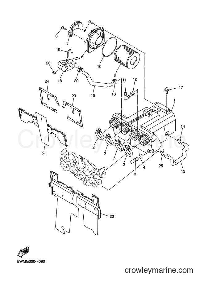 2015 Street Bike XJR1300C - XJR1300C (2PN1) [010] - INTAKE