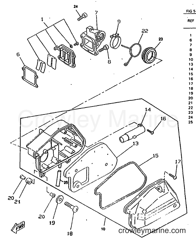 1998 Scooter CW50RS - CW50RS (5CX1) [010] - INTAKE