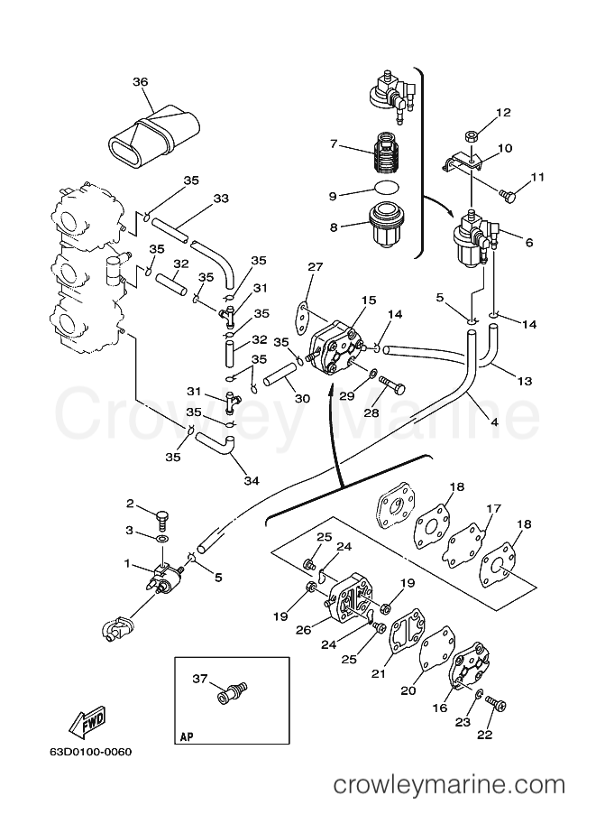 Yamaha Motors C40MLH (63B) [030] - FUEL