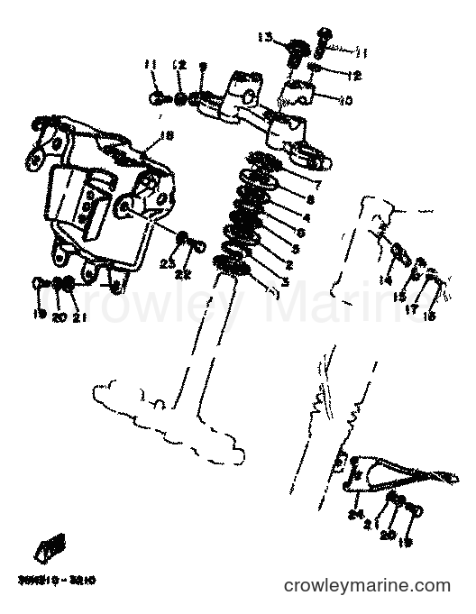 1983 Scooter DT80MX - DT80MX (36N) [999] - STEERING