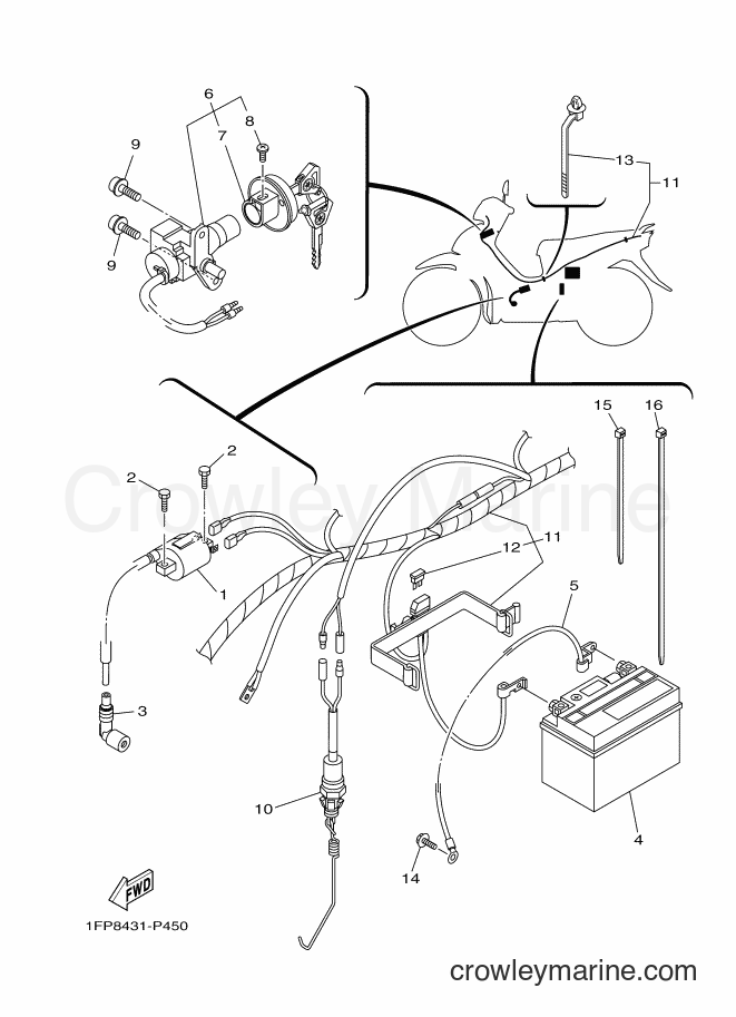 Yamaha Motors T115FL (1FPC) [010] - ELECTRICAL 1