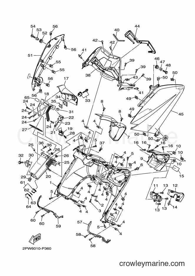 2015 Maxi-Scooter XP500A - XP500A (2PW6) [010] - LEG SHIELD