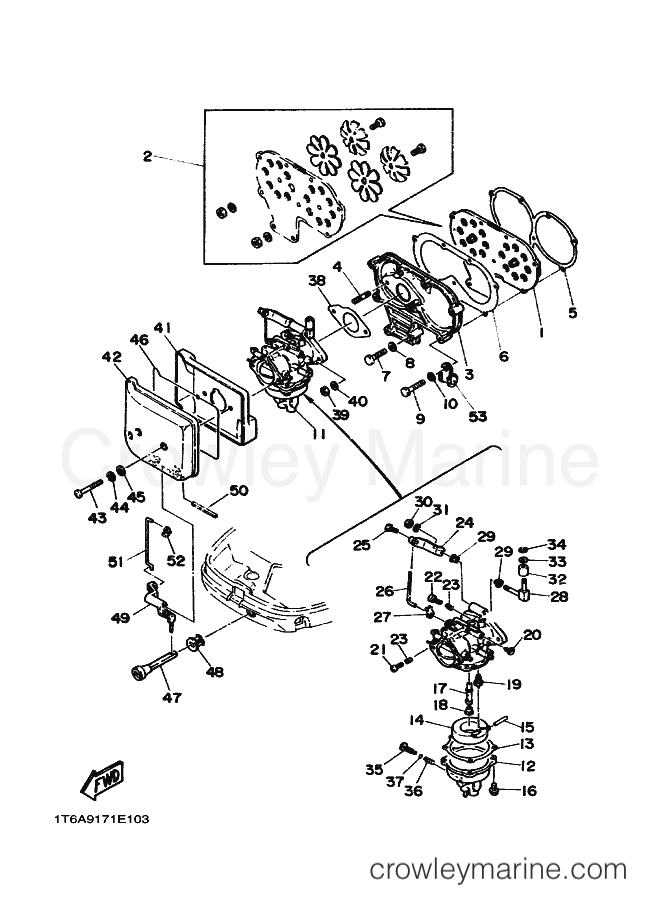 Yamaha Motors 20C (6A90) [010] - INTAKE