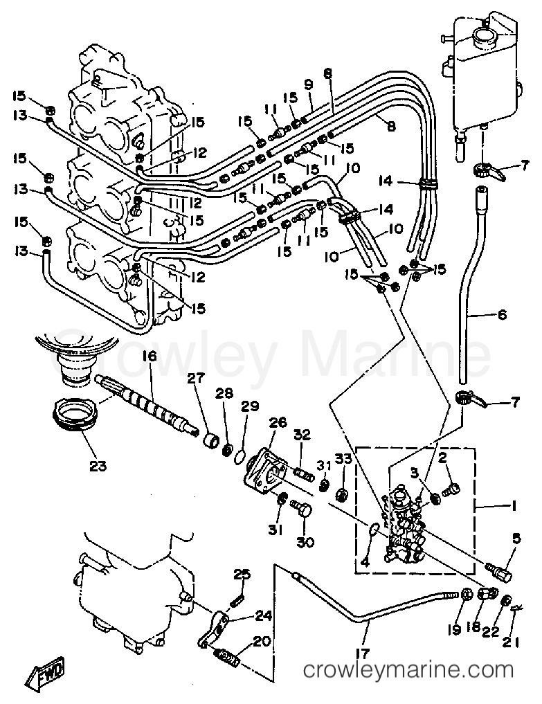 Yamaha Motors V6SPECIALLK - OIL PUMP CONVERSION KIT