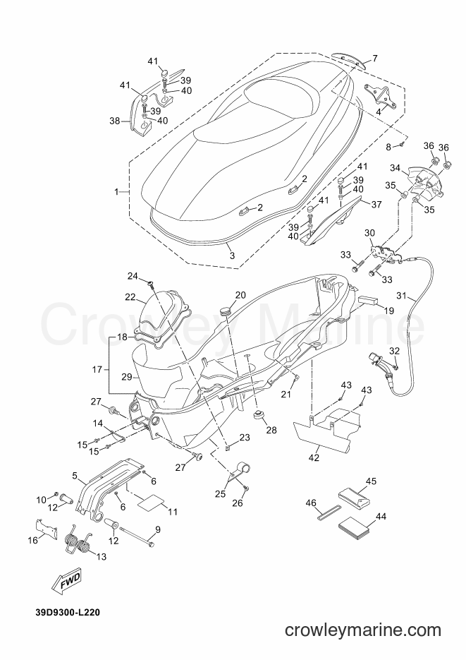 2012 Scooter YP125R - YP125R (2AB5) [060] - SEAT