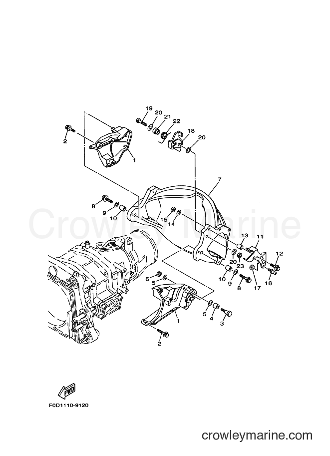 Yamaha Motors MJ1200XL (F0D5) [020] - JET UNIT 3