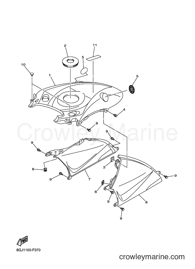 Yamaha Motors RT50MP (8GR1) [020] - INSTRUMENT PANEL