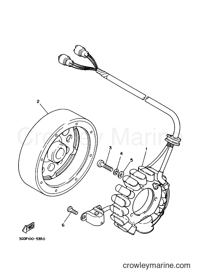 Yamaha Motors YFM350X (5NF2) [010] - GENERATOR