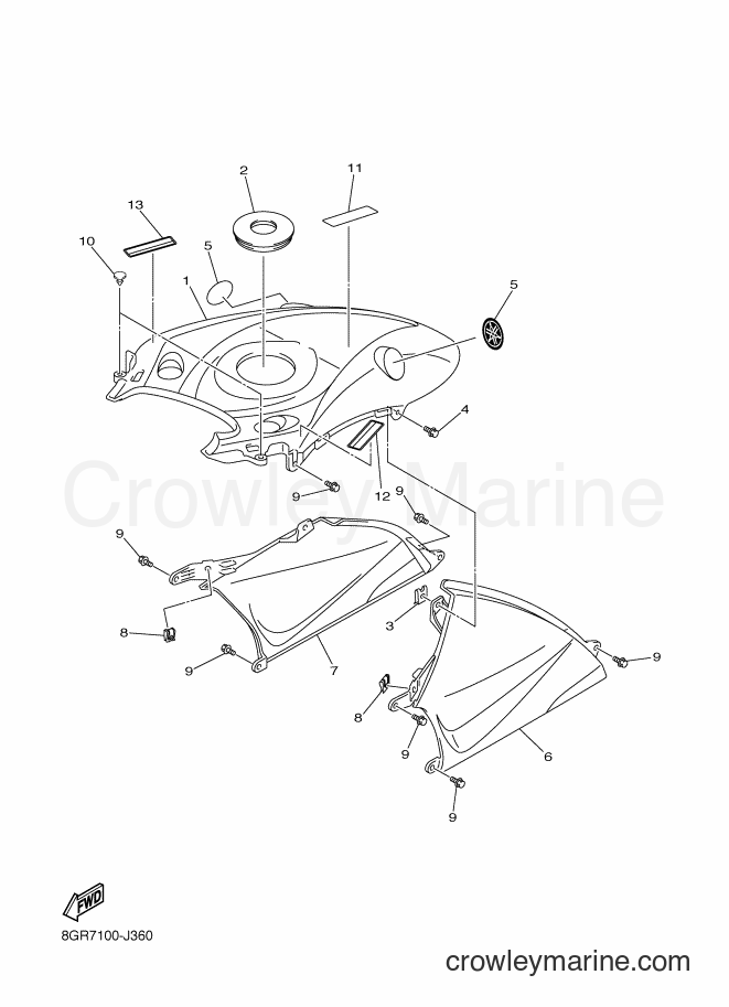 Yamaha Motors RPZ50MP (8GR9) [020] - INSTRUMENT PANEL