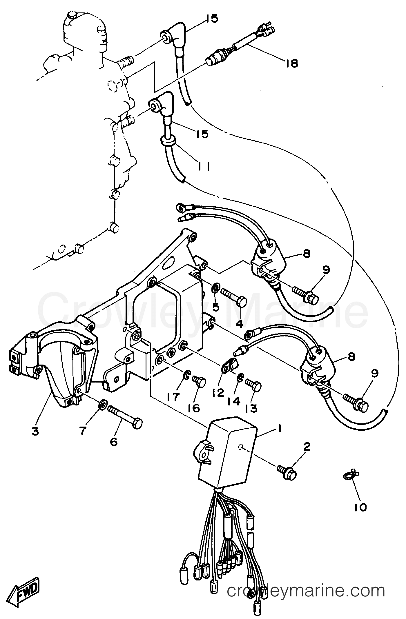 Yamaha Motors 25MLHT - ELECTRICAL 1