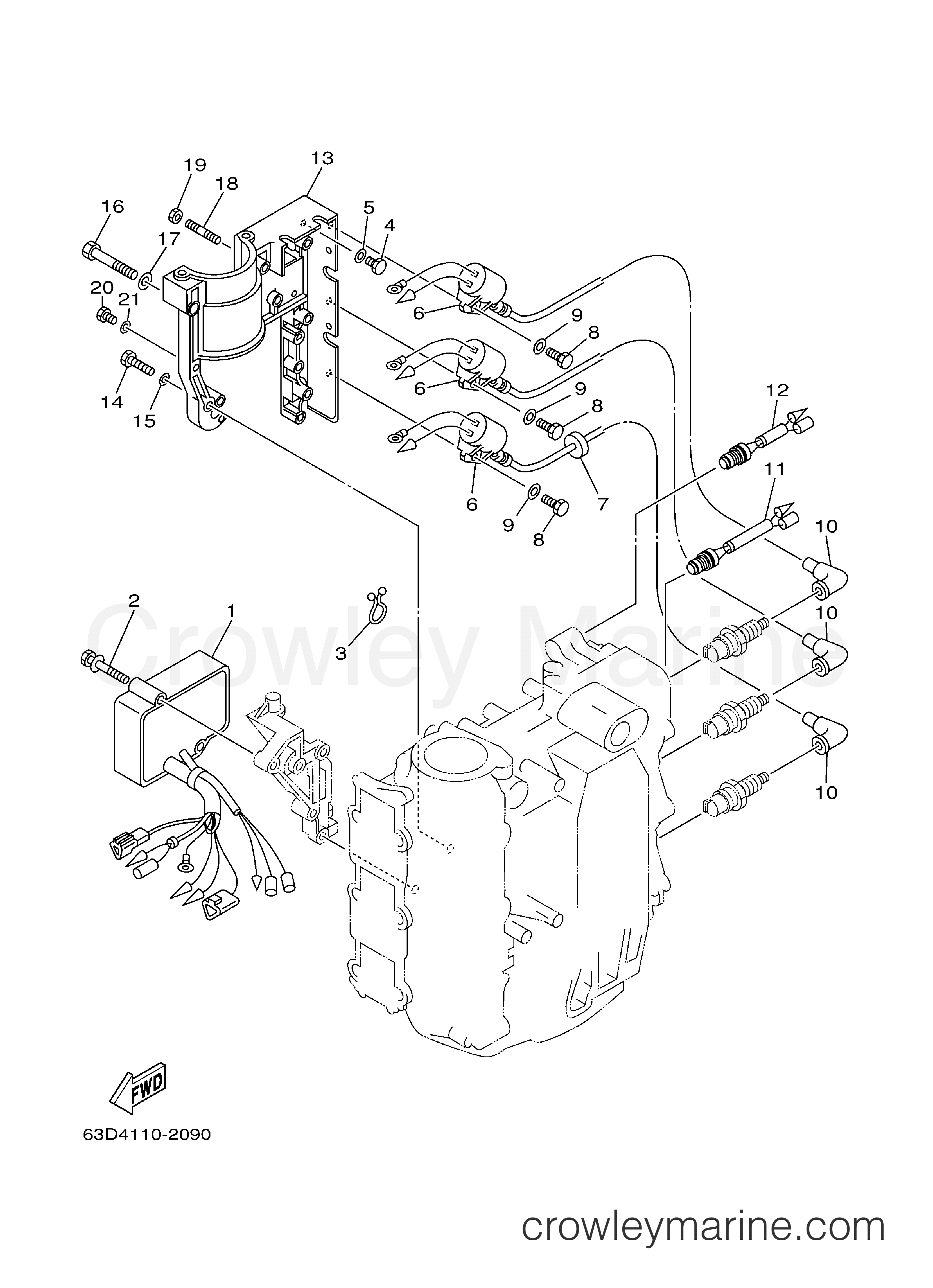 Yamaha Motors C40TLRB - ELECTRICAL 1