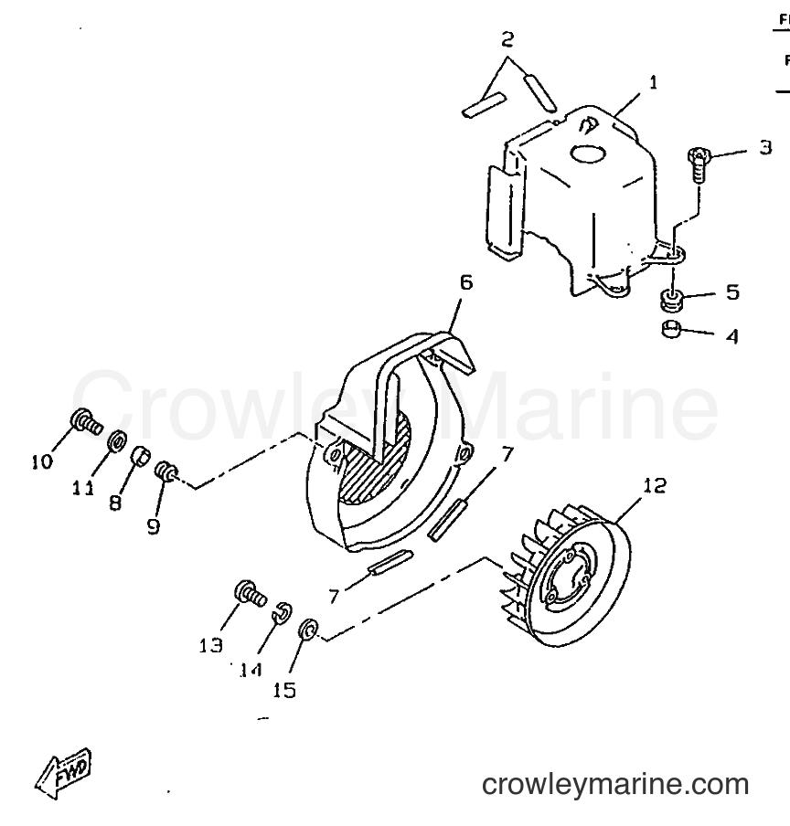 Yamaha Motors CW50RSX (5BG2) [999] - AIR SHROUD & FAN