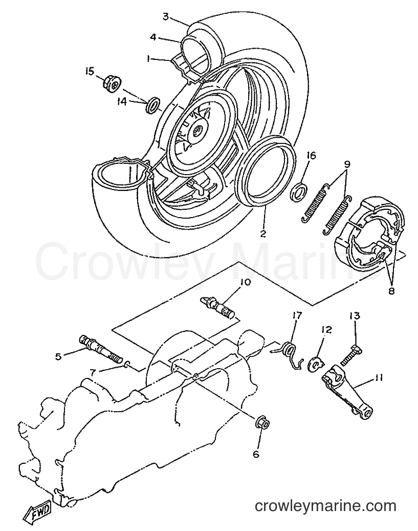 1996 Scooter YA50F - YA50F (4SN2) [999] - REAR WHEEL