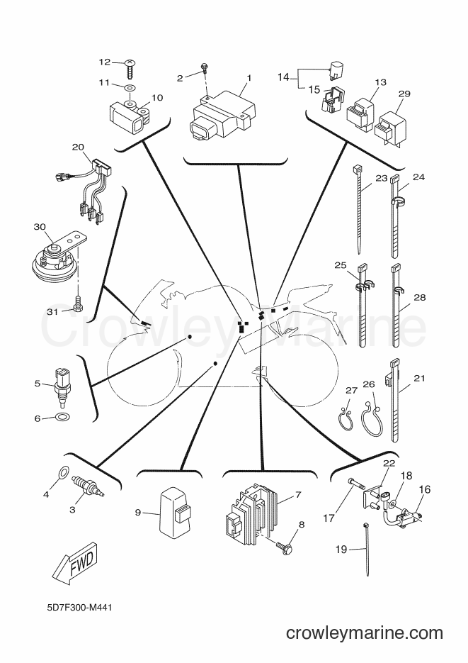 2013 Sport Bike YZF-R125 - YZF-R125 (5D7F) [060] - ELECTRICAL 2