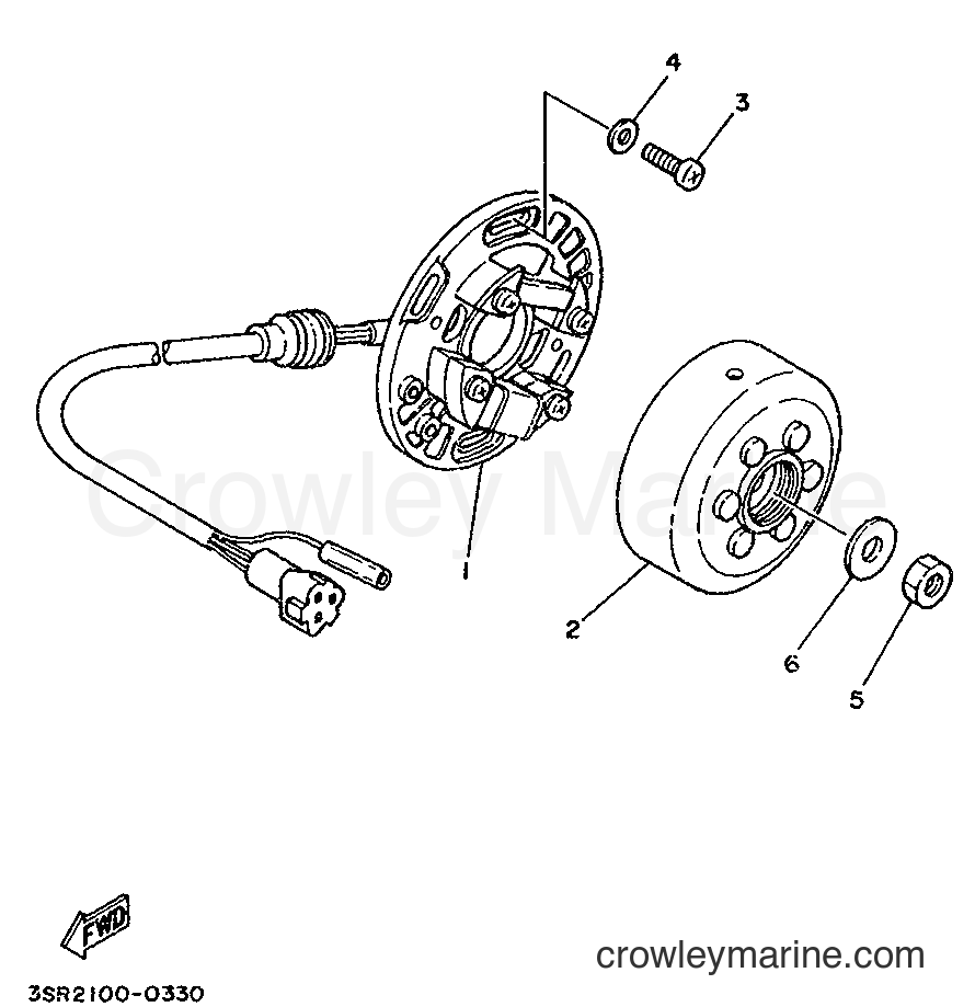 1990 Dirt Bike YZ125 - YZ125 (3SR2) [020] - GENERATOR