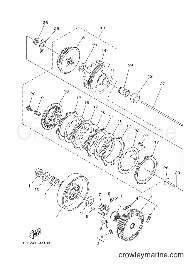 2016 Scooter T115C-5 - T115C-5 (BP41) [010] - CLUTCH