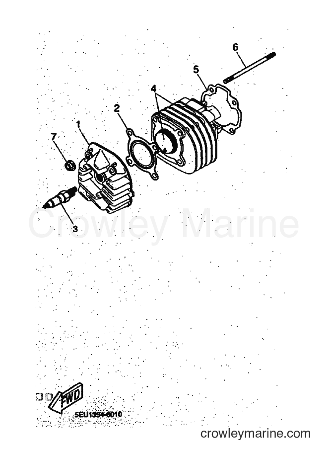 2001 Scooter YH50 - YH50 (5PF2) [030] - CYLINDER