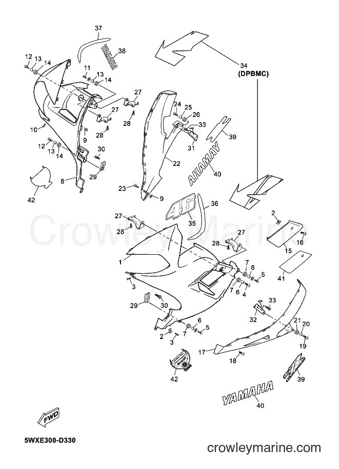 2005 Scooter TZR50 - TZR50 (5WXE) [050] - COWLING 2