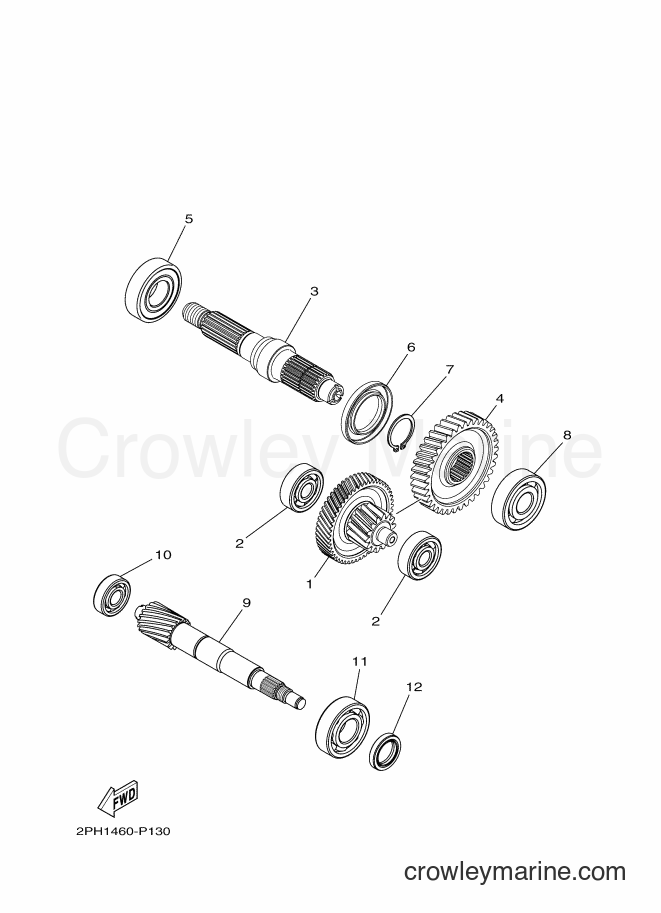 2015 Scooter LNS125 - LNS125 (2PH1) [010] - TRANSMISSION