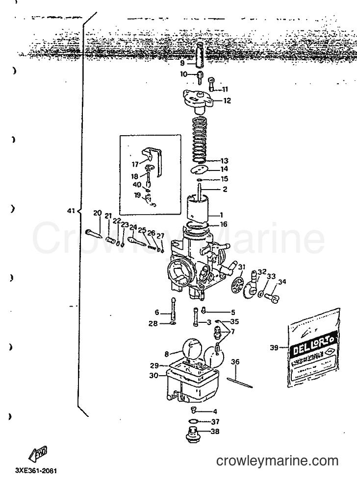 Yamaha Motors TDR125 (3XE2) [999] - CARBURETOR
