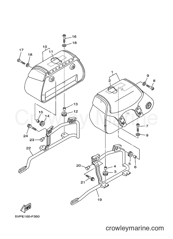 2009 Cruiser XV1700AT - XV1700AT (5VPN) [020] - SADDLEBAG 1