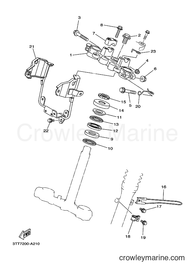 2005 Dirt Bike DT175 - DT175 (3TSH) [010] - STEERING