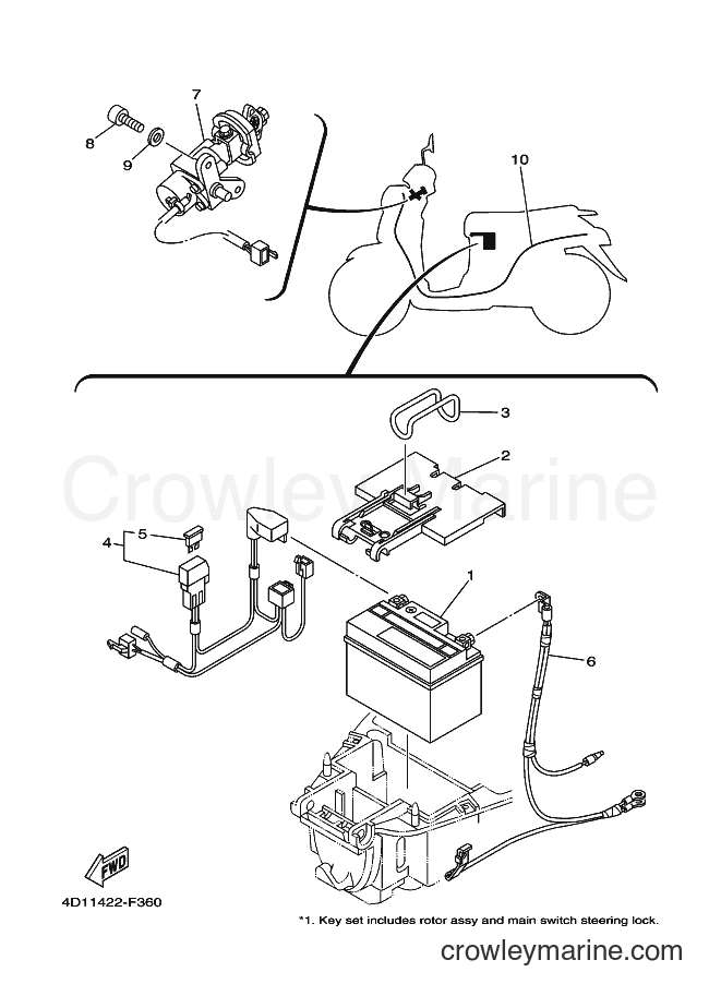 Yamaha Motors AF115C (23C3) [010] - ELECTRICAL 1
