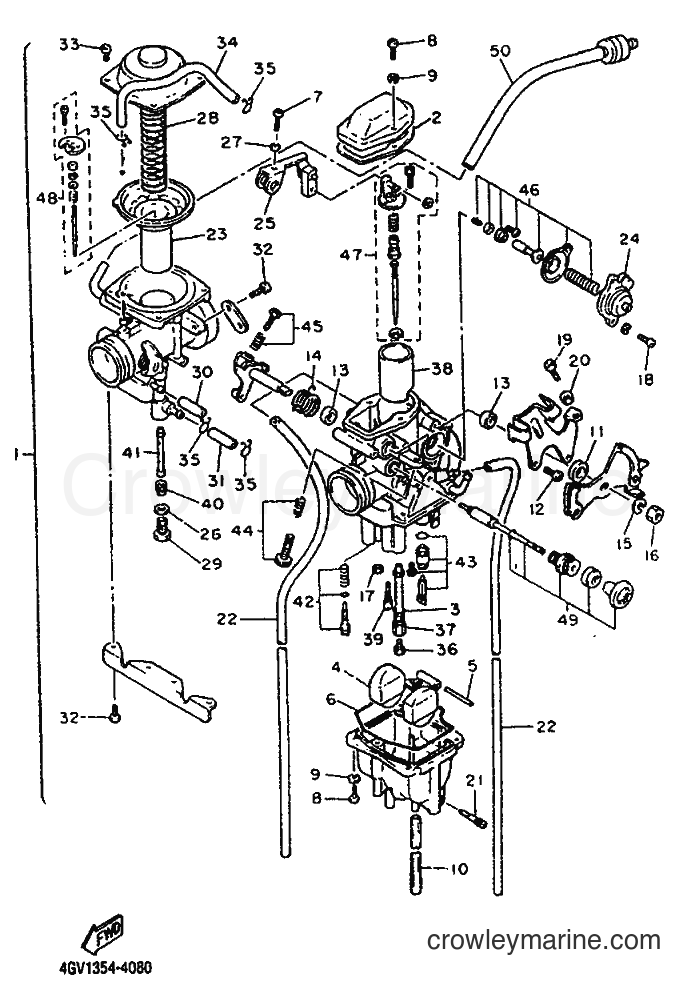 1994 Dirt Bike TT600E - TT600E (4GV2) [999] - CARBURETOR