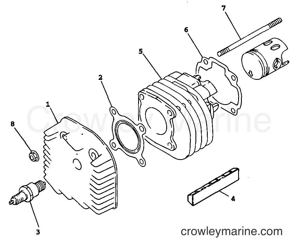1999 Scooter YW100 - YW100 (4VPG) [010] - CYLINDER