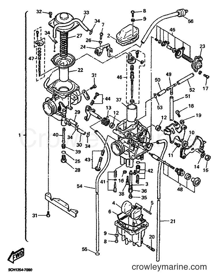 2001 Dirt Bike TT600R - TT600R (5CH4) [060] - CARBURETOR