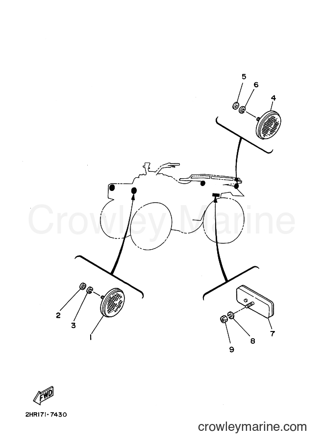 Yamaha Motors YFB250 (4BDR) [010] - ELECTRICAL 2