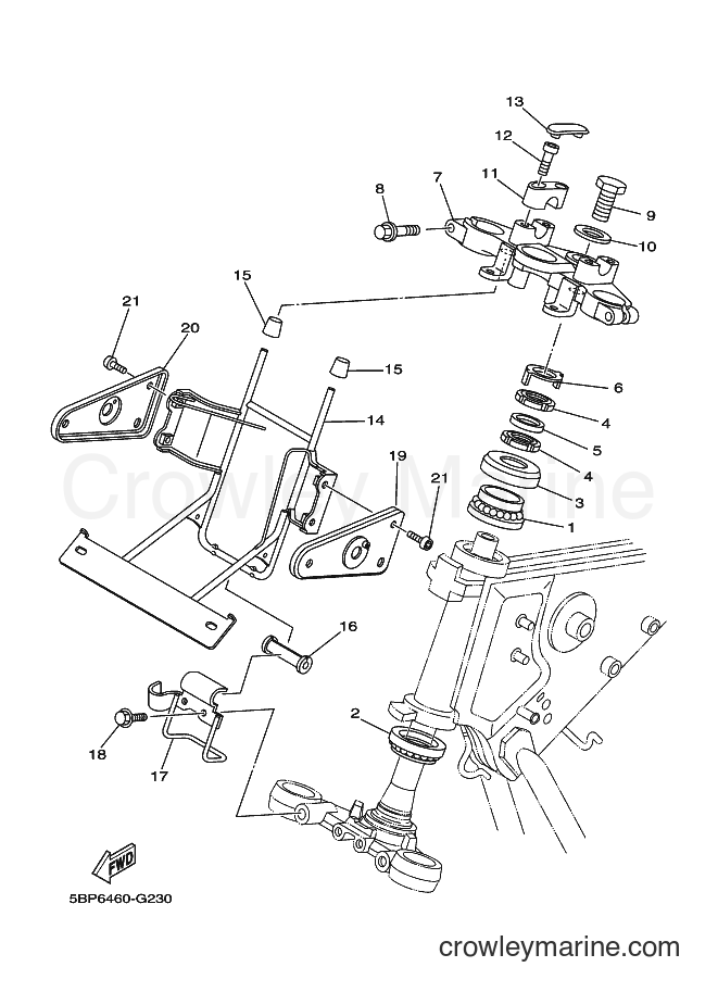 2009 Street Bike SX-4 - SX-4 (5BP8) [010] - STEERING