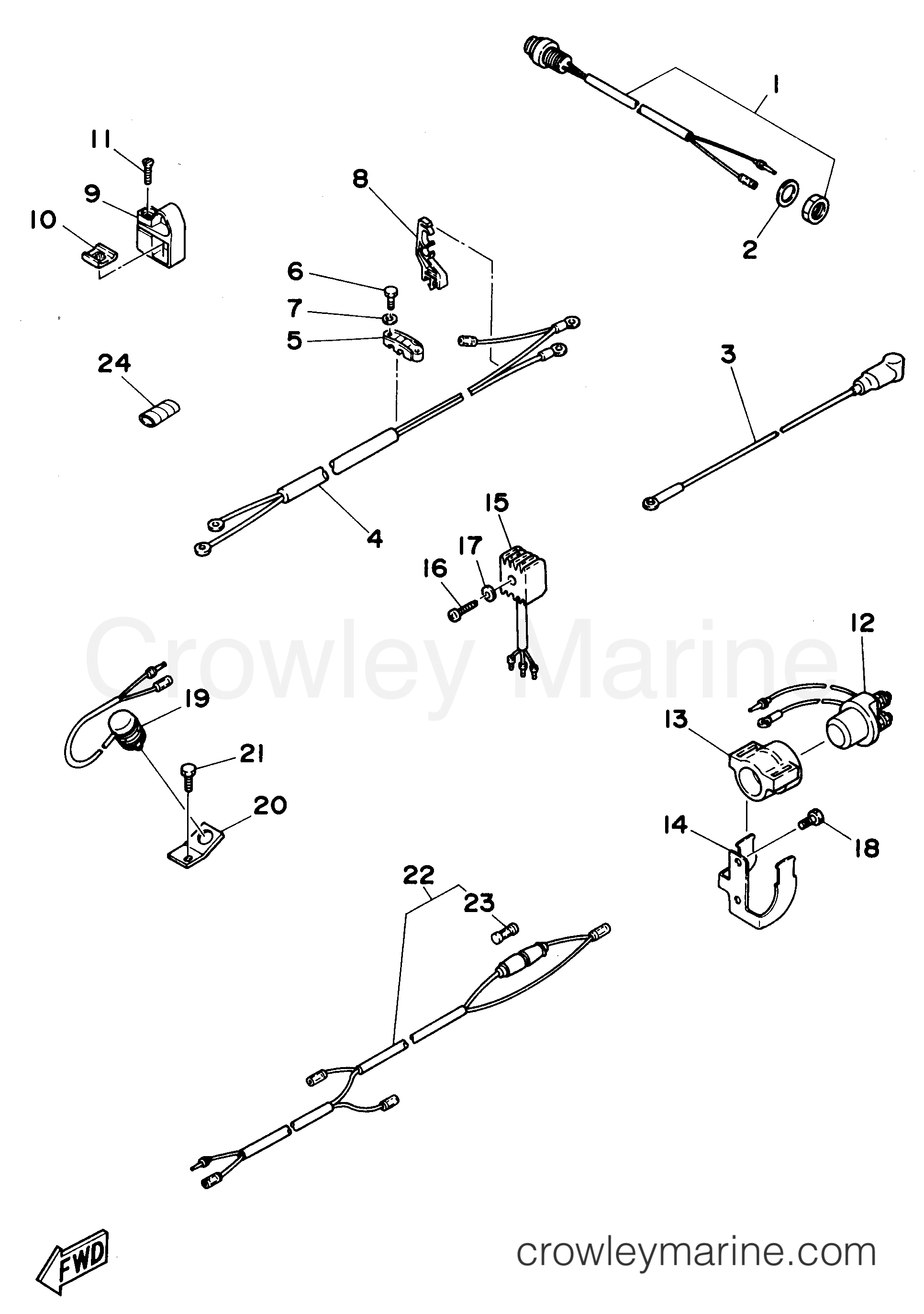 Yamaha Motors 15MLHT - ELECTRICAL 2 (9.9EH 15EH)