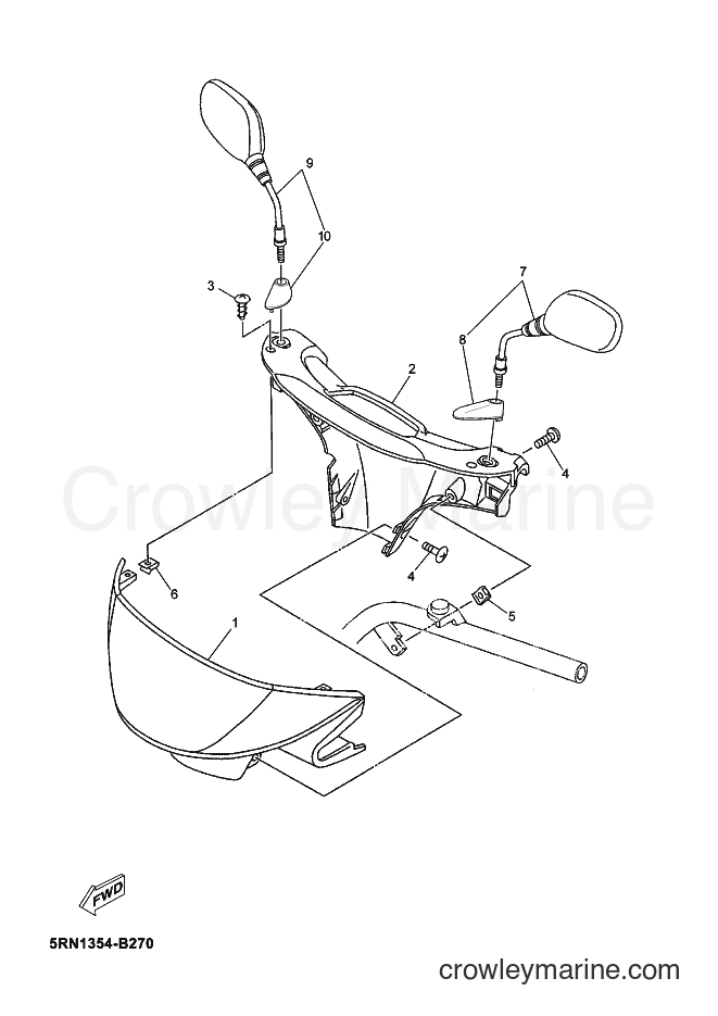 2003 Scooter YN50 - YN50 (5RNP) [080] - COWLING 1