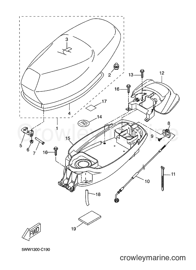 Yamaha Motors CW50E (2DW1) [060] - SEAT